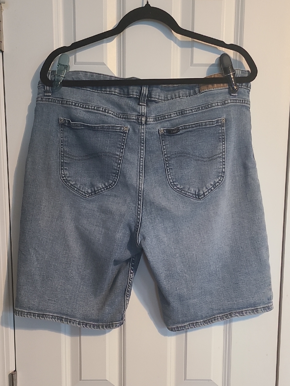 Lee Light Blue Denim Jean Shorts - Picture 4 of 4